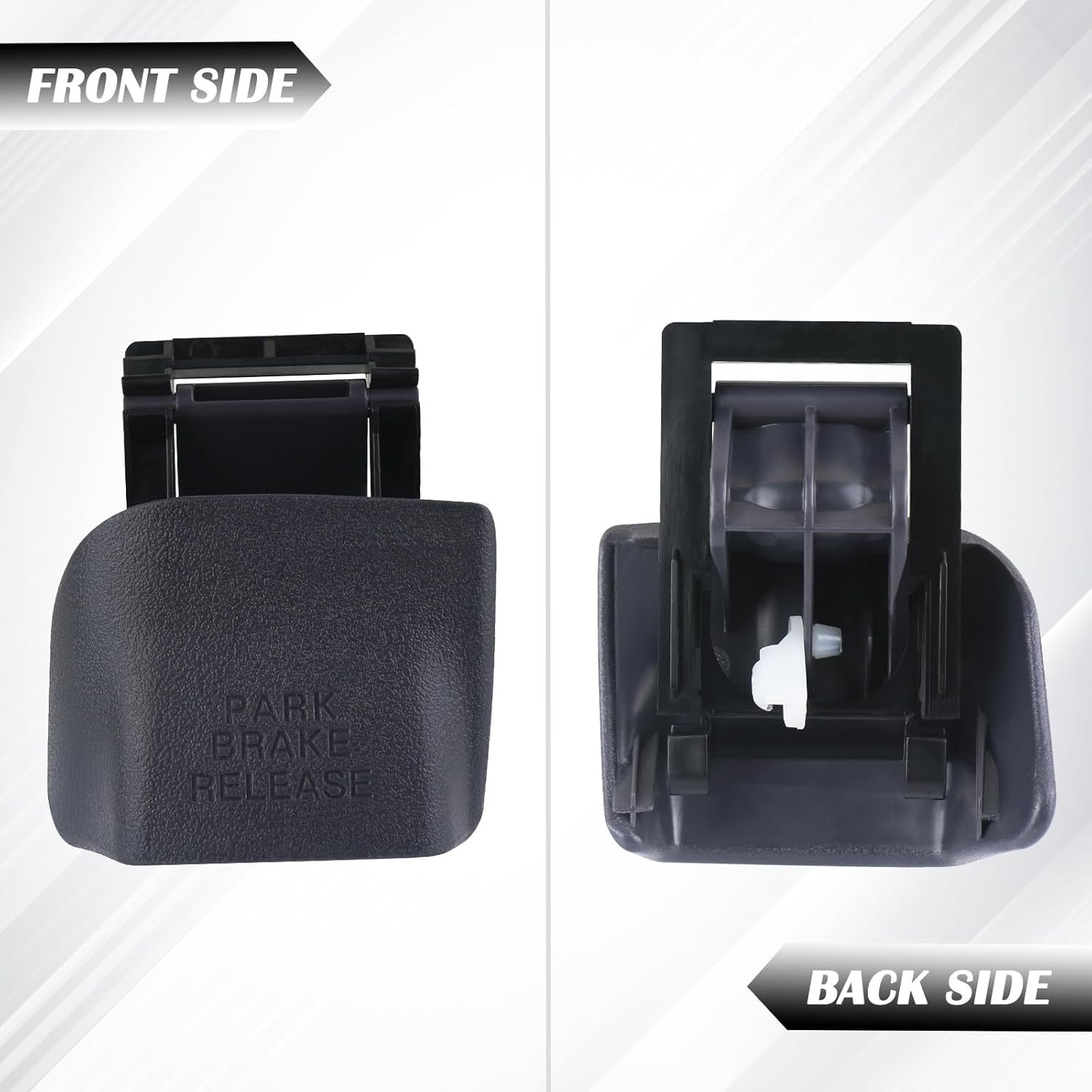 74934 Mango de liberación de freno de estacionamiento (gris niebla) compatible con Dodge Ram 1500 2500 3500 1998-2002 sustituye a RU38RC8AA