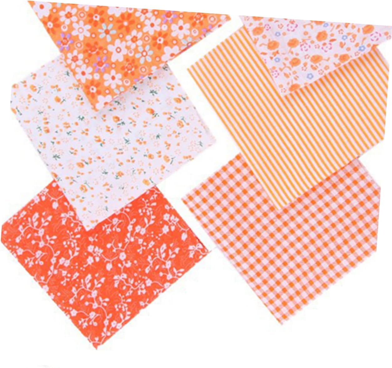 2 paquetes de tela de lino para ropa, tela de punto para manualidades, tela de lino impresa, cuartos de tela gruesos, cuadrados de acolchado