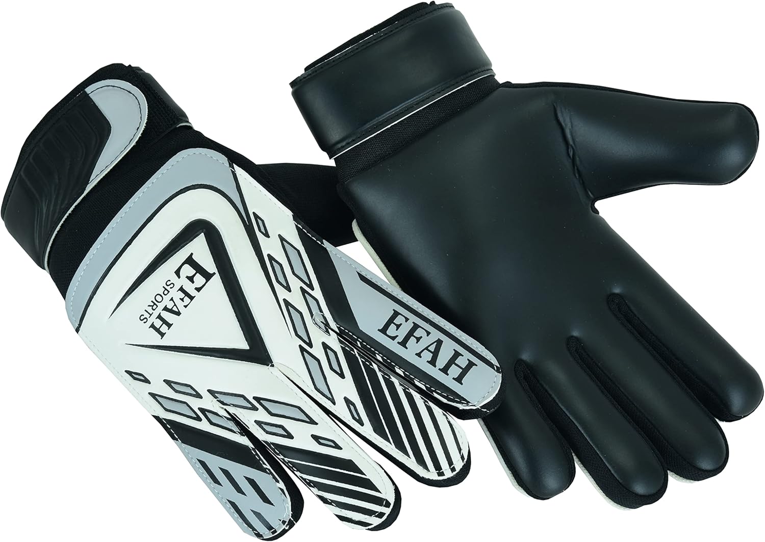 Guantes de portero de fútbol para niños y jóvenes, guantes de portero de fútbol con palmas de agarre fuerte