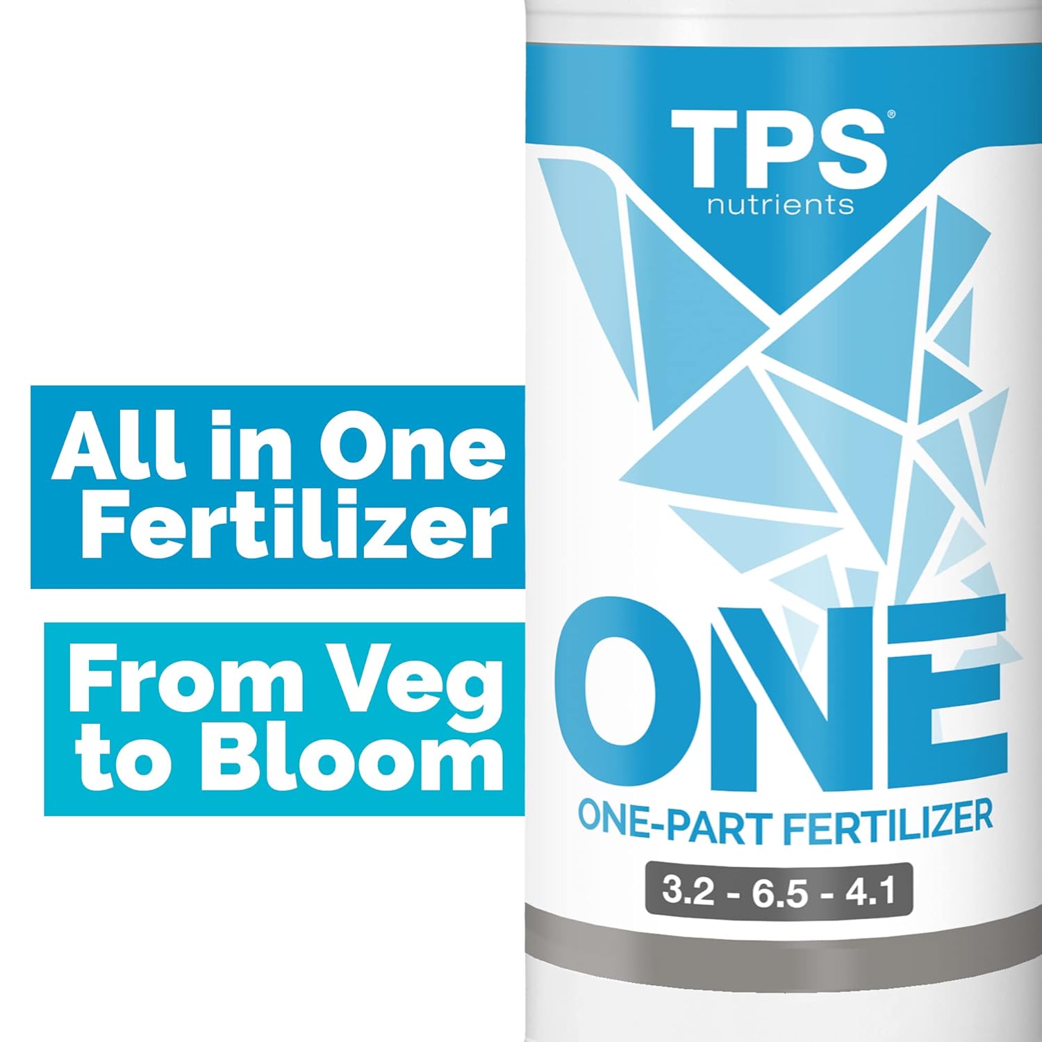 TPS-One – Nutrientes líquido para plantas de una parte de verduras a flores, para un crecimiento exuberante y flores densas por TPS Nutrients, 1