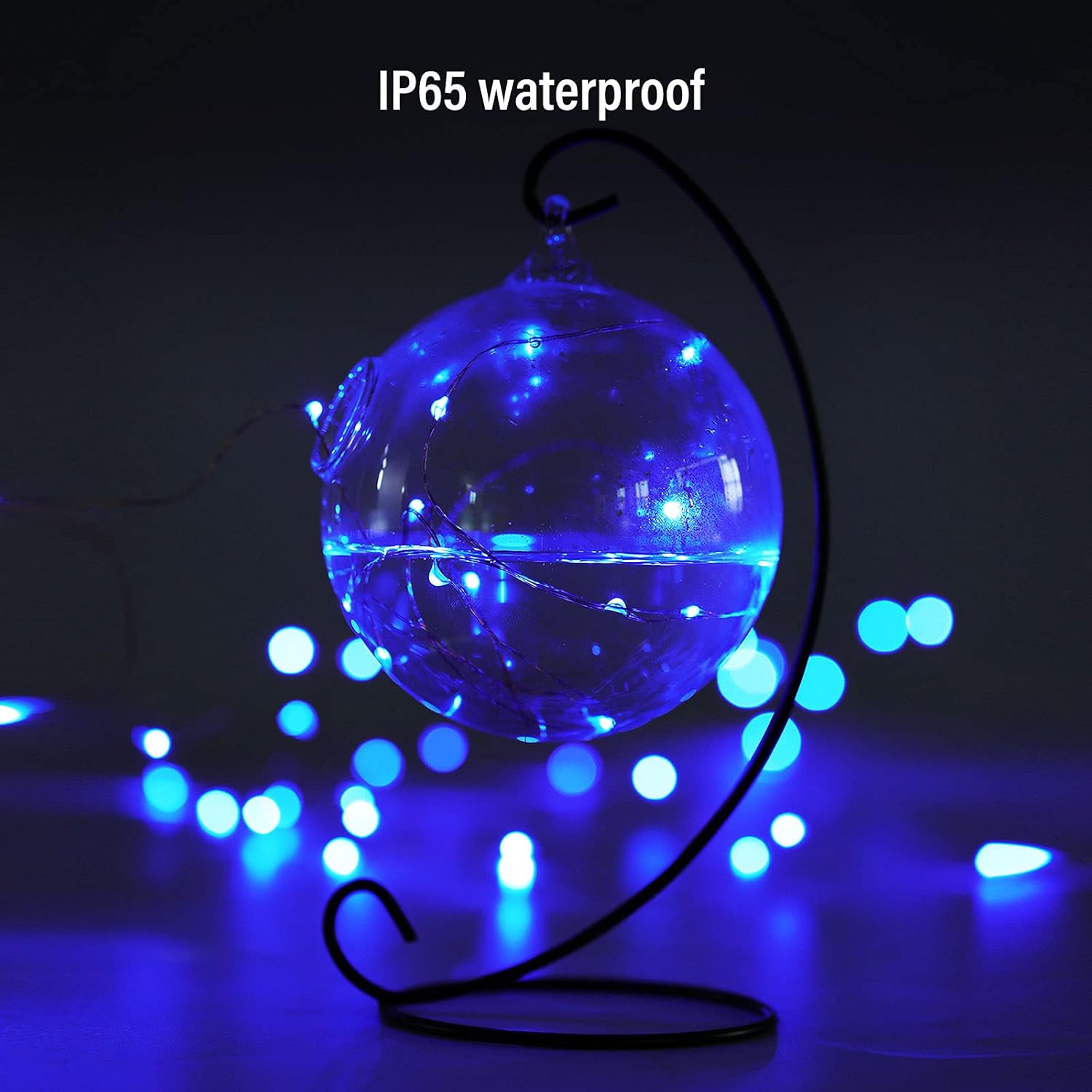 Ariceleo – Tira de luces de cobre, de pilas, mini luces para habitación, Navidad, Fiestas, Boda, centro de mesa, decoración