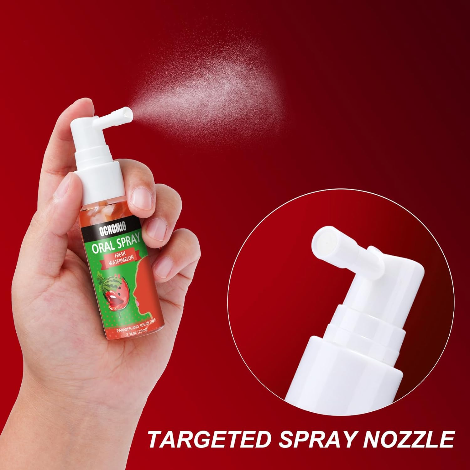 Spray de garganta profunda con sabor a sandía para garganta profunda para mujeres y hombres