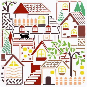 FINGERINSPIRE Houses – Plantilla de pintura de pueblo pequeño de 11.8 x 11.8 pulgadas, árboles reutilizables, para gatos, plantilla de plástico PET FINGERINSPIRE Houses – Plantilla de pintura de pueblo pequeño de 11.8 x 11.8 pulgadas, árboles reutilizables, para gatos, plantilla de plástico PET