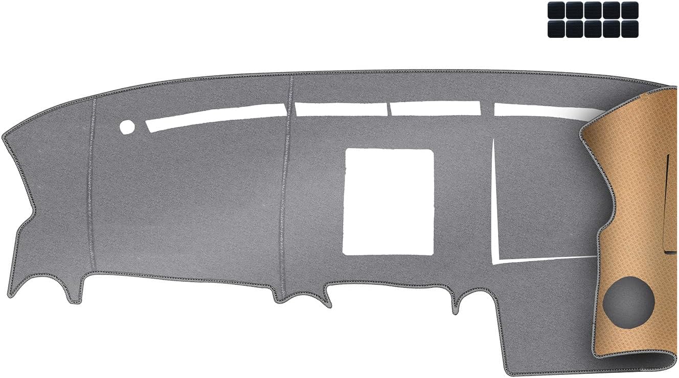 Dacron – Cubierta de salpicadero para Ford F-150 2004-2008 eficaz antirreflejos, reduce la reflexión, protección solar, a prueba de polvo, absorción