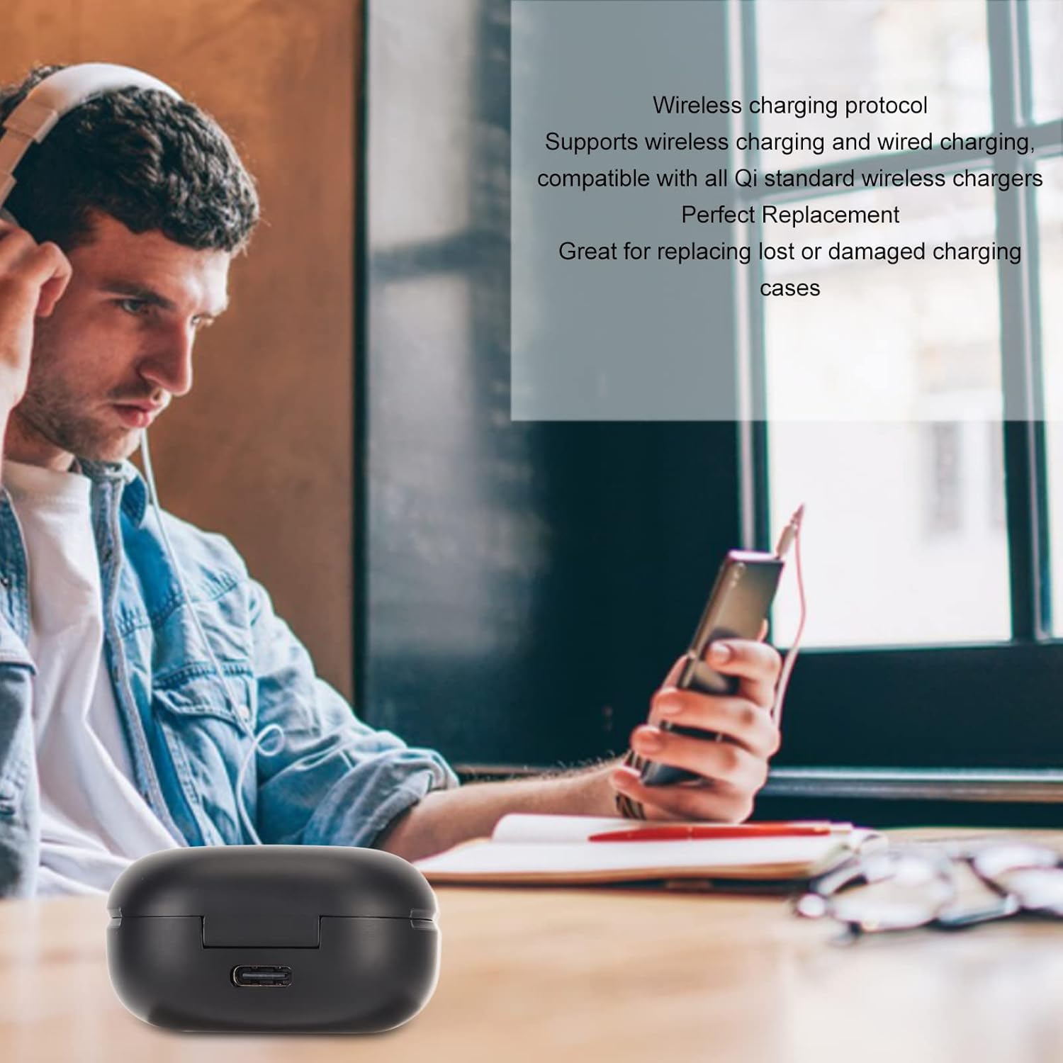 Funda de carga para Galaxy Buds 2 Pro, auriculares inalámbricos Bluetooth, estuche de carga para auriculares, estación de carga de repuesto para
