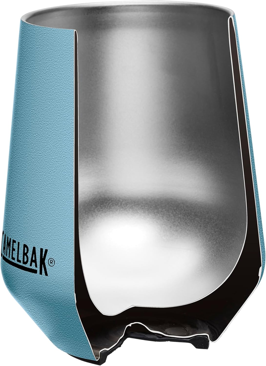 CamelBak Horizon Vaso de vino de 12 onzas, acero inoxidable aislado, tapa trimodo, color azul oscuro