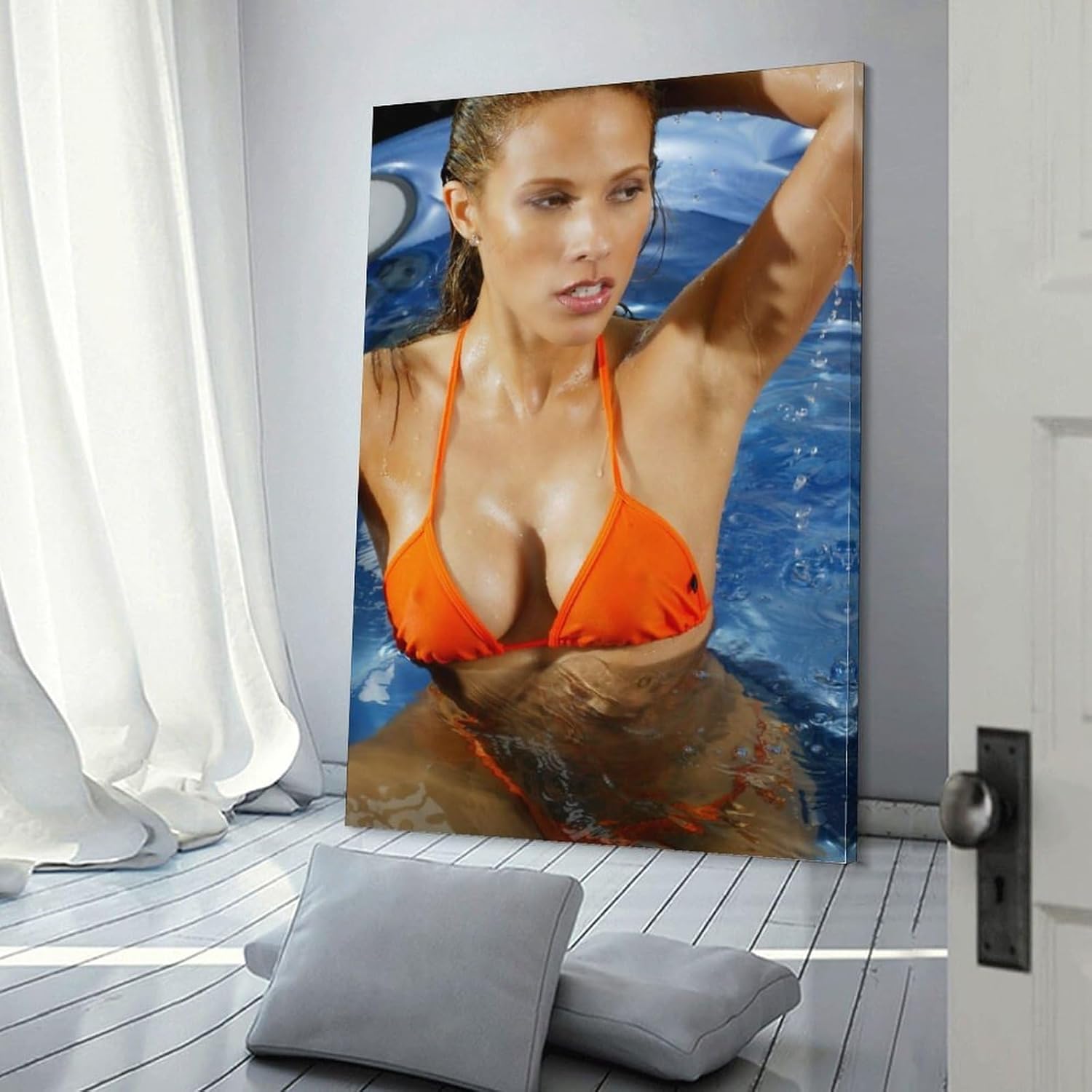 Póster de Bonnie-Jill Laflin, modelo caliente y sexy, para pared, póster de pintura fotográfica, decoración de habitación, decoración del hogar, 24