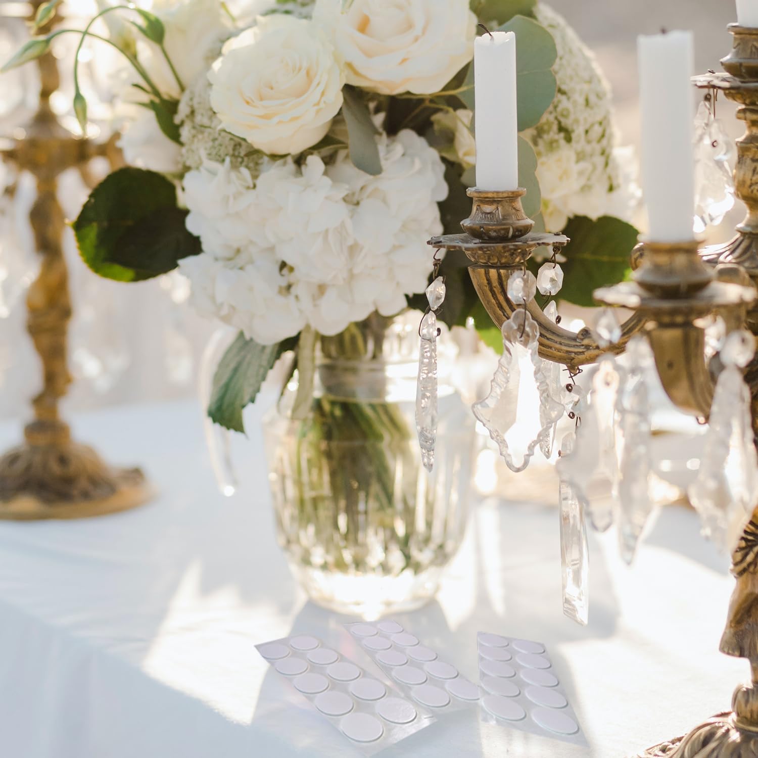 50 Uds Candelabro Taper Candelabro Adhesivo Candelabro Pequeño Accesorios Candelabro Adhesivo Candelabro Taper Candle Inserts