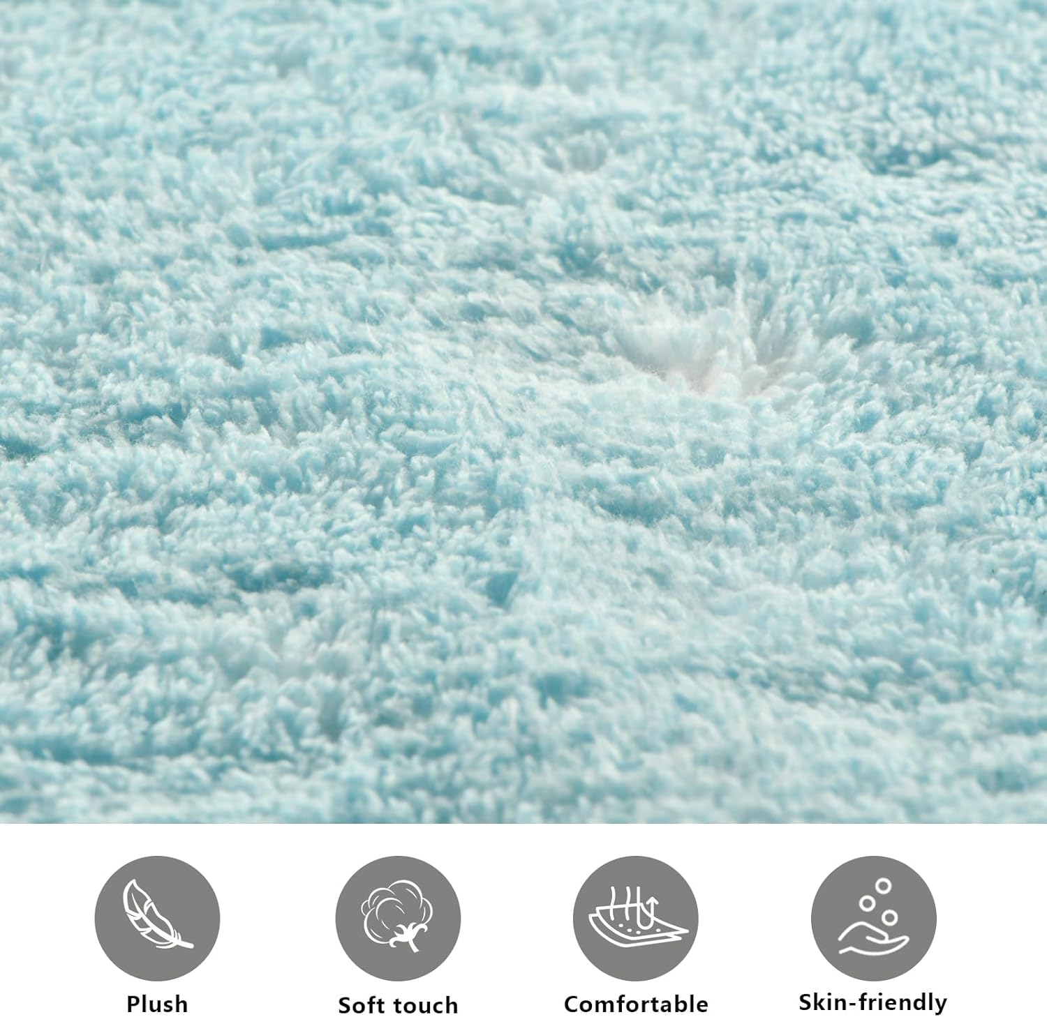 Alfombra de baño absorbente con patrón de leopardo, cómoda alfombra antideslizante, juego de alfombras de baño de felpa duradera, 39 x 20 pulgadas