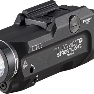 Streamlight 69473 TLR 10 G Flex – Incluye interruptor alto (montado), interruptor bajo, dos baterías de litio CR123A y kit de llaves, color negro Streamlight 69473 TLR 10 G Flex – Incluye interruptor alto (montado), interruptor bajo, dos baterías de litio CR123A y kit de llaves, color negro