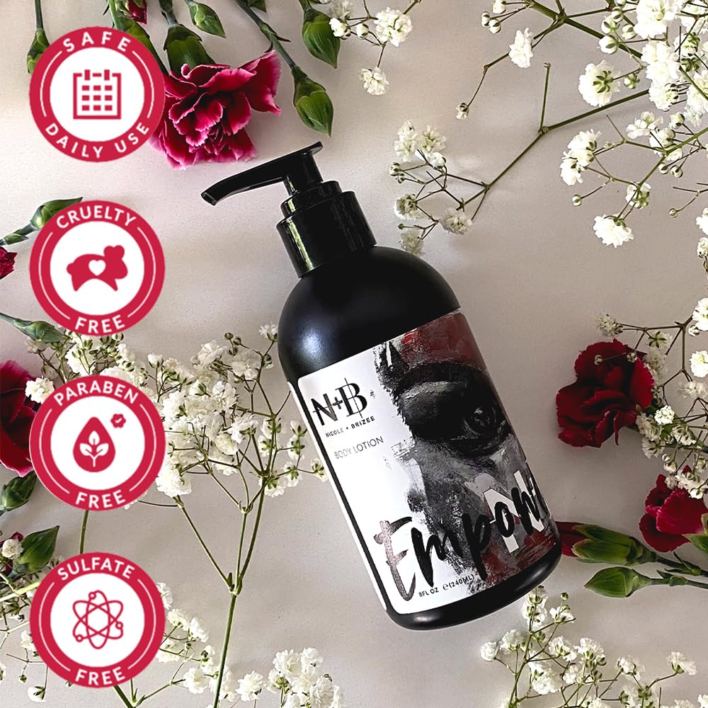 N+B Empower Loción  Antiadherente, hidratante, de absorción rápida, suaviza y suaviza, fabricada con extracto de Alma y vitamina C, para cara,