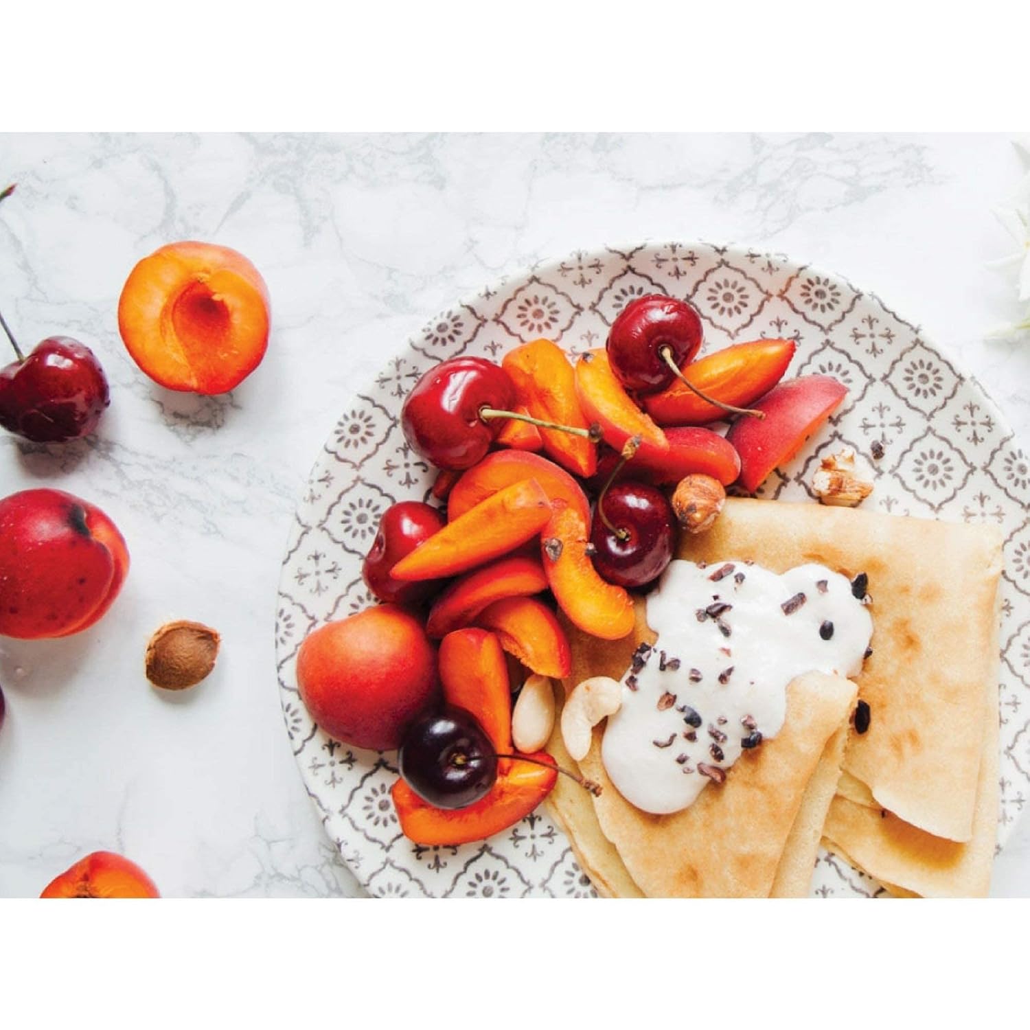 Sephra Mezcla de crepes gourmet, estuche de 30 libras. Solo tienes que añadir agua para servir deliciosas crepes para el desayuno, el almuerzo y la