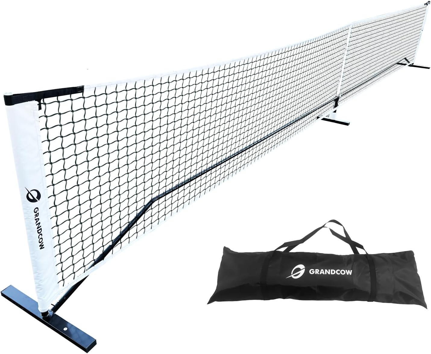 Redes de pickleball, 22 pies de tamaño reglamentario portátil al aire libre Picklenet red de tenis con bolsa de transporte para patios traseros de