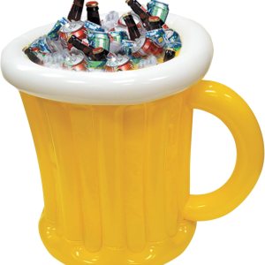 Windy City Novelties Hielera inflable para taza de cerveza al aire libre, patio trasero, barbacoa, fiesta en la piscina, 4 de julio, suministros de Windy City Novelties Hielera inflable para taza de cerveza al aire libre, patio trasero, barbacoa, fiesta en la piscina, 4 de julio, suministros de