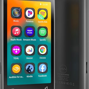 Reproductor de MP3 con Bluetooth y WiFi, reproductor de MP3 con Spotify, Spotify Kids, Audible, Pandora, Tienda Music, reproductor de música de 4 Reproductor de MP3 con Bluetooth y WiFi, reproductor de MP3 con Spotify, Spotify Kids, Audible, Pandora, Tienda Music, reproductor de música de 4