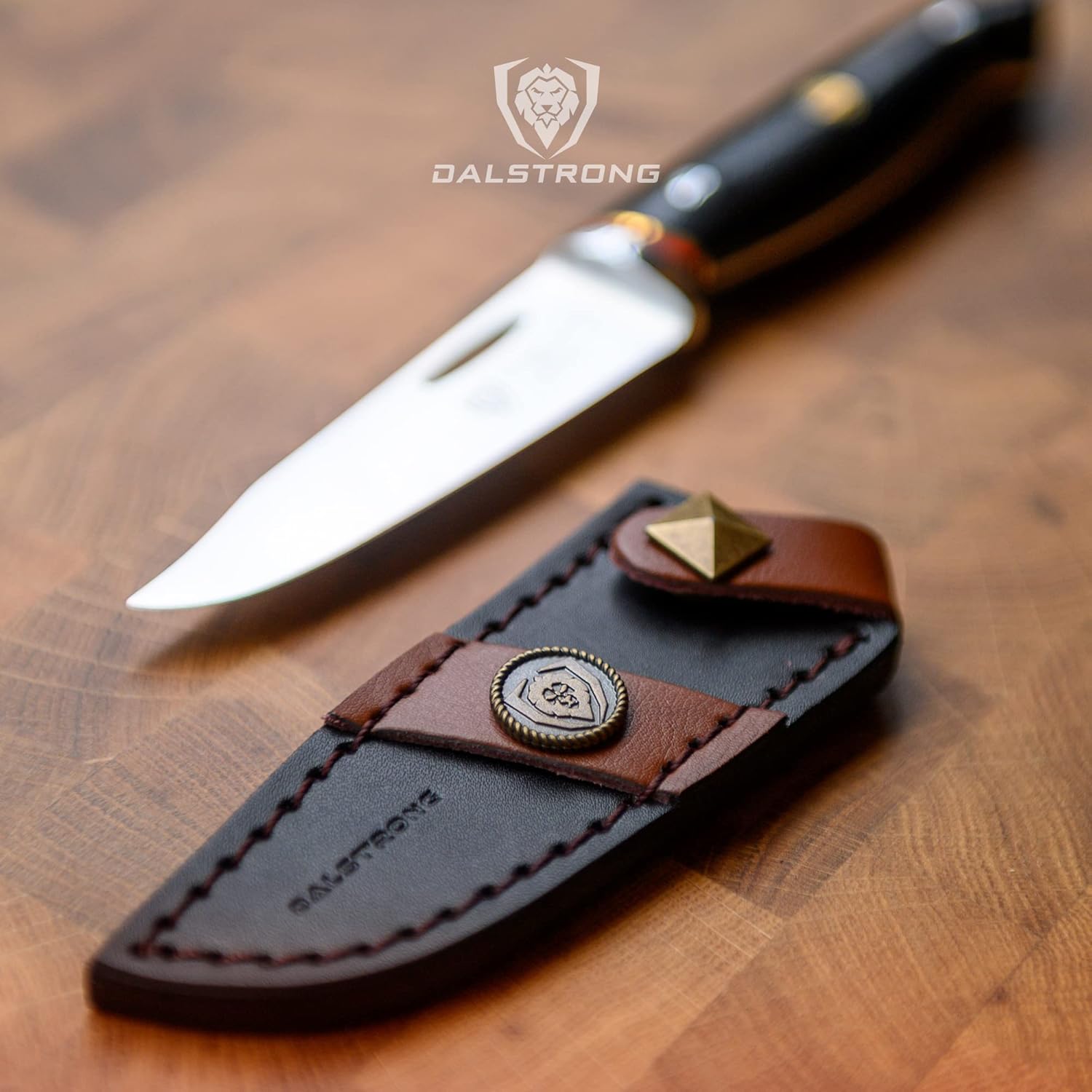 Dalstrong Cuchillo de pelar  3.5 pulgadas  Serie Centurion  Cuchillo de cocina sueco 14C28N de acero inoxidable de alto carbono  Mango G10  Fruta,