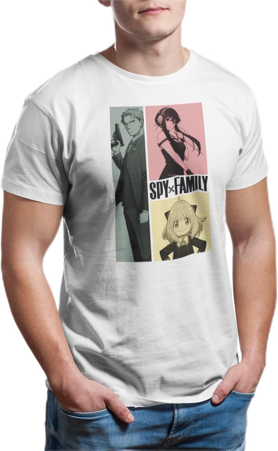 Spy X Family – Camiseta unisex Loid, Yor and Anya Forger Panels