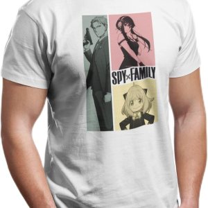 Spy X Family – Camiseta unisex Loid, Yor and Anya Forger Panels Spy X Family – Camiseta unisex Loid, Yor and Anya Forger Panels