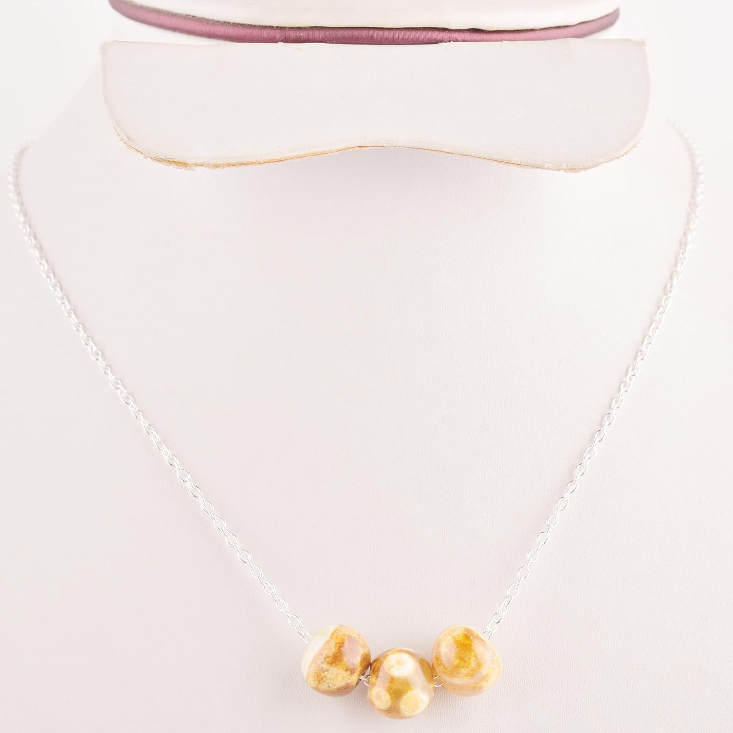 Dainty Bumble Bee Real Crystals Pendant Necklace, Protection Gemstone Necklace, Energy Healing Spiritual Crystals, Birthday, Gift for Women,