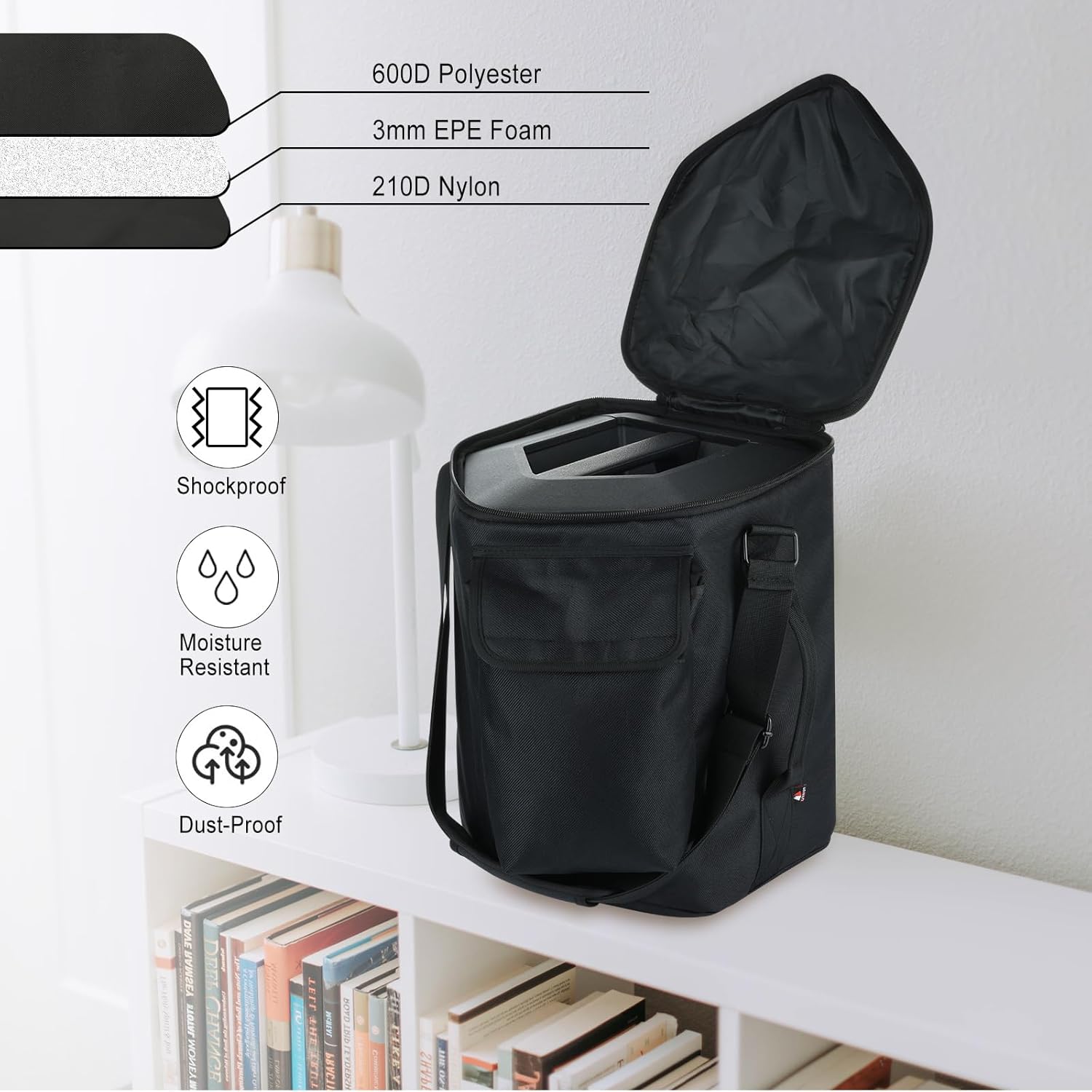 TXEsign Estuche de transporte de viaje para Bose S1 ProBose S1 Pro+, funda deslizante con correa para el hombro y bolsillo para accesorios, soporte