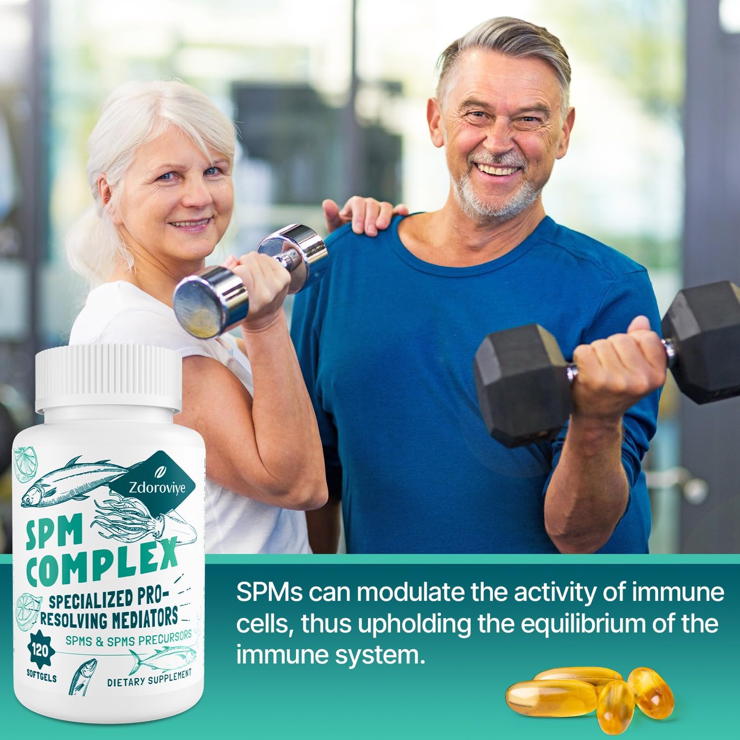 Zdoroviye Suplemento SPM – Complejo de mediadores y precursores de SPM especializados en resolución profesional para una respuesta inmune