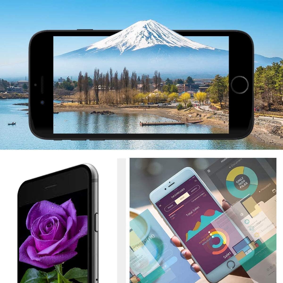 Para iPhone 8SE2020 2 generación de reemplazo de pantalla, negro, montaje completo 4.7 pulgadas LCD táctil digitalizador para A2275, A2298, A2296