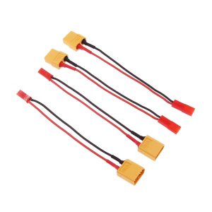 4pcs JST a XT60 macho hembra RC conector adaptador cable con 20awg 4inch cable (E86-4) 4pcs JST a XT60 macho hembra RC conector adaptador cable con 20awg 4inch cable (E86-4)