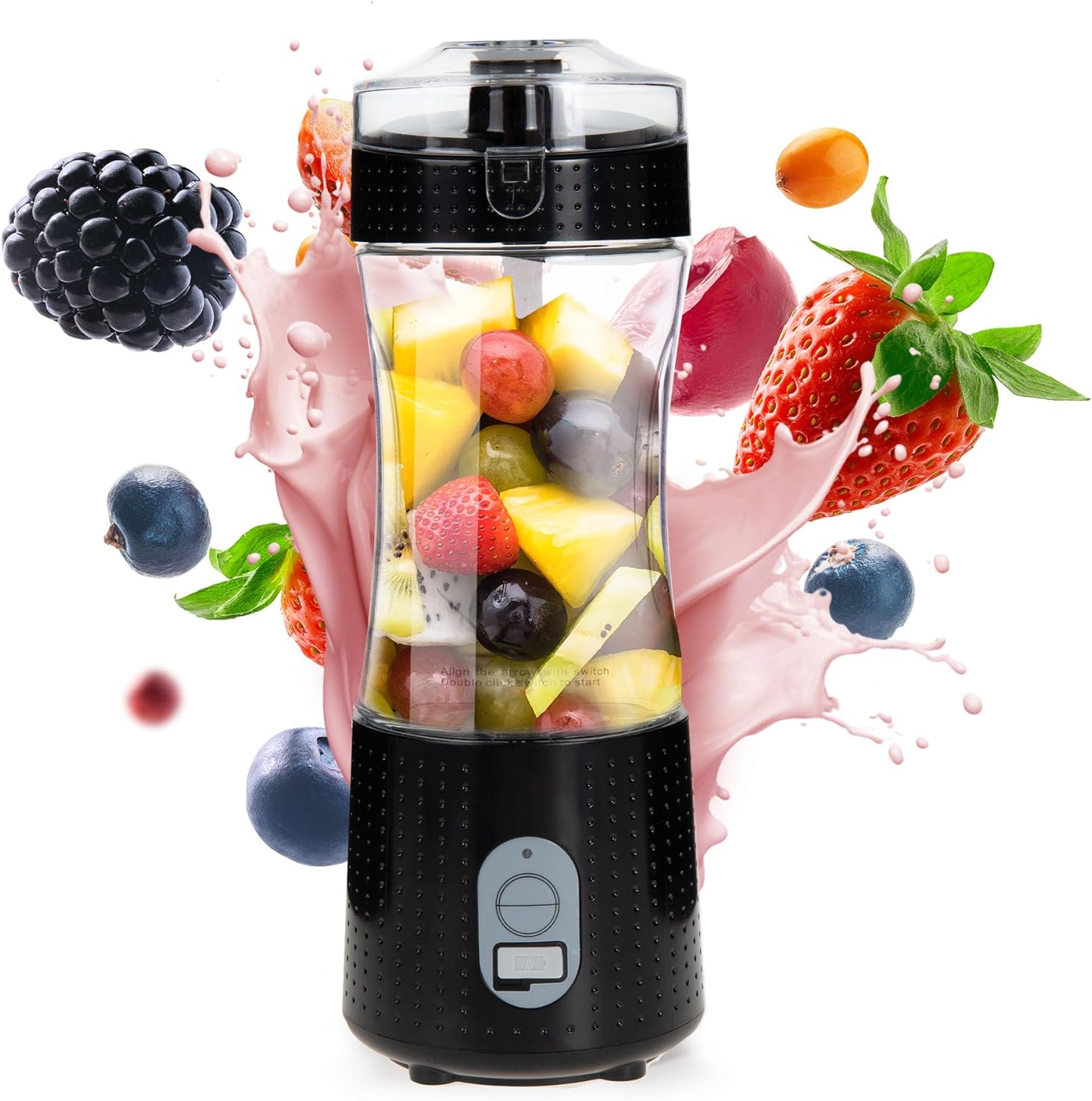HIVE LIFE – Licuadora portátil para batidos y licuados, potente licuadora personal de 22000 rpm, sin BPA, licuadora USB de 13 onzas, portátil,