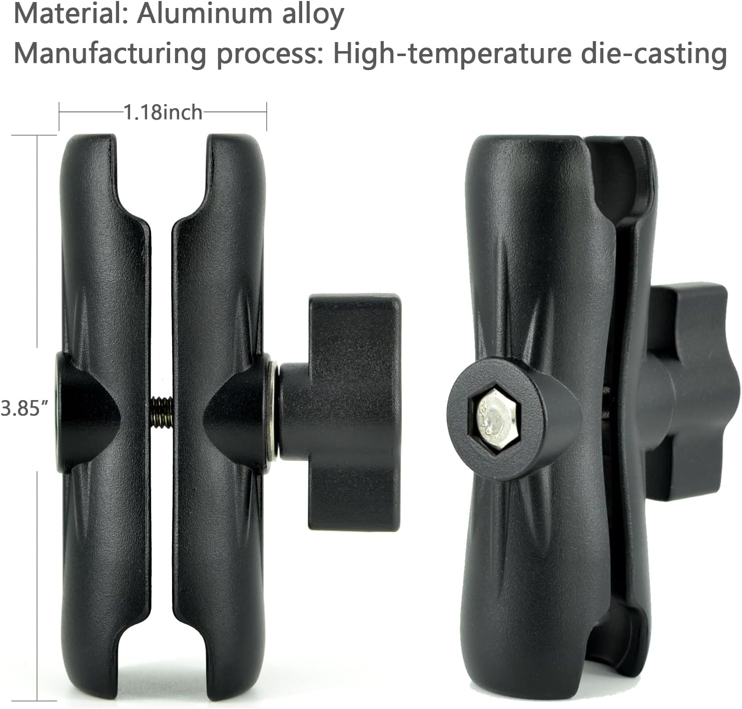 Base de taladro de aluminio resistente para tableta, para tableta de 6.5 a 12.9 pulgadas, iPad ProMini, soporte para iPad ProMini, soporte para iPad