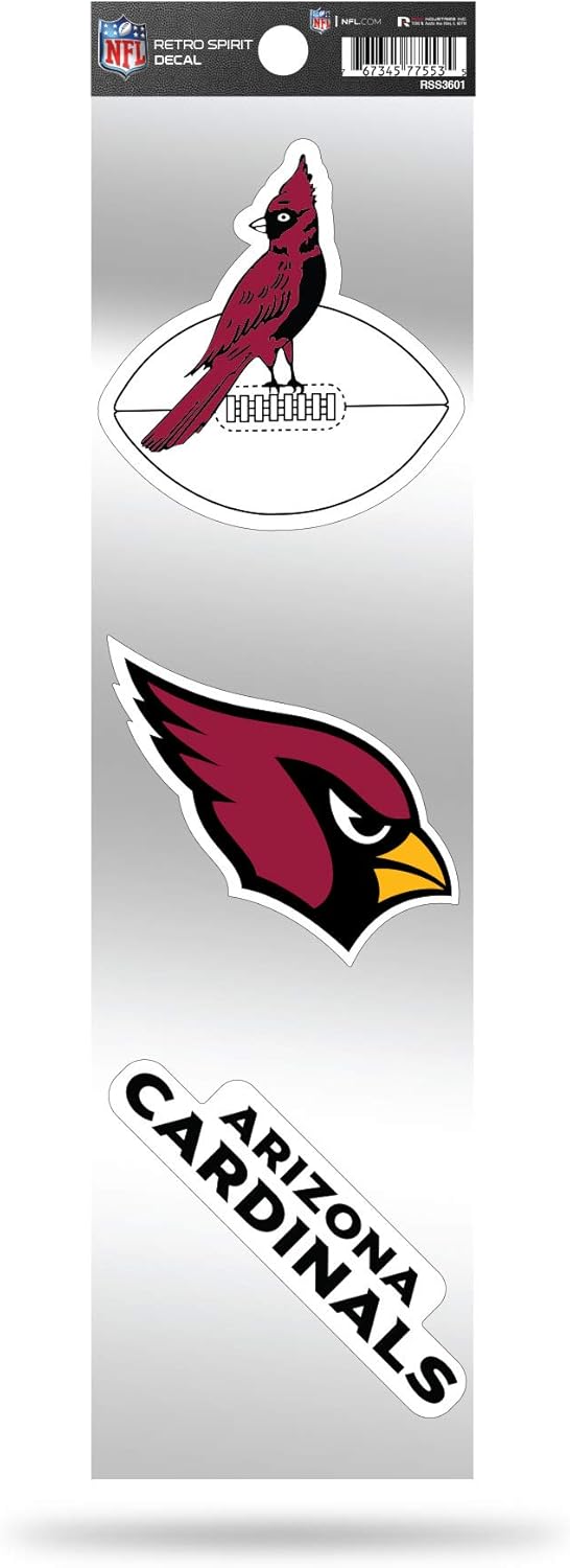 Rico Industries Juego de calcomanías retro de fútbol de la NFL