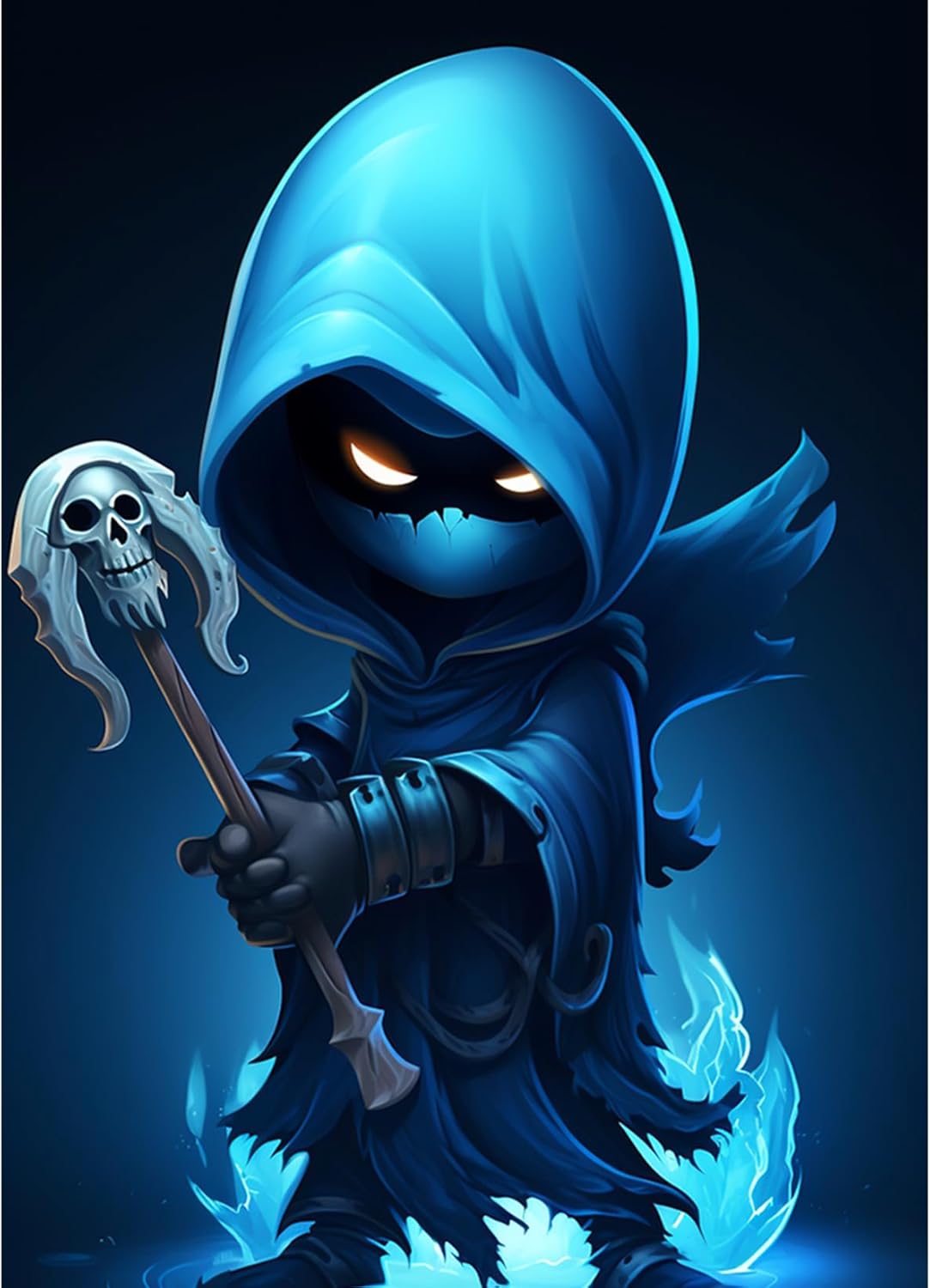 Xujinsongg Kit de pintura de diamante 5D, kit de pintura digital, tema de dibujos animados de anime para bricolaje, imagen artística completa de