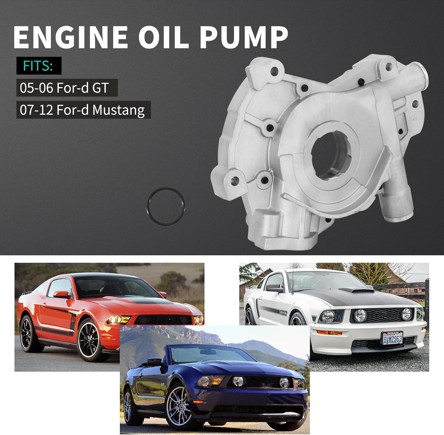 Bomba de aceite de alto volumen M360HV para bomba de aceite de alta presión Mus-tang GT 5.4L