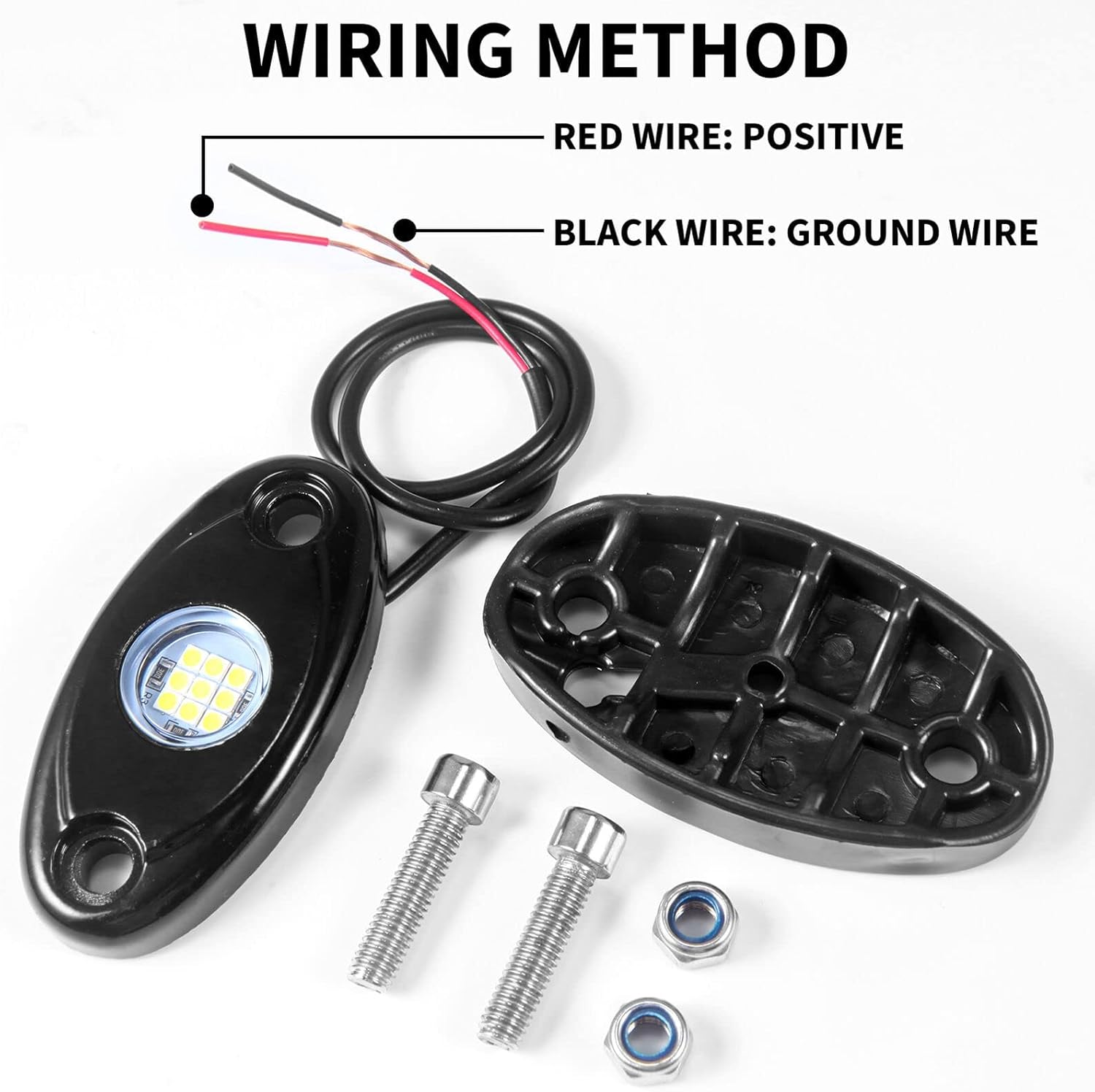 120Pods – Luces LED blancas de neón para coche, camión, ATV, SUV, luz brillante debajo del cuerpo, iluminación de guardabarros