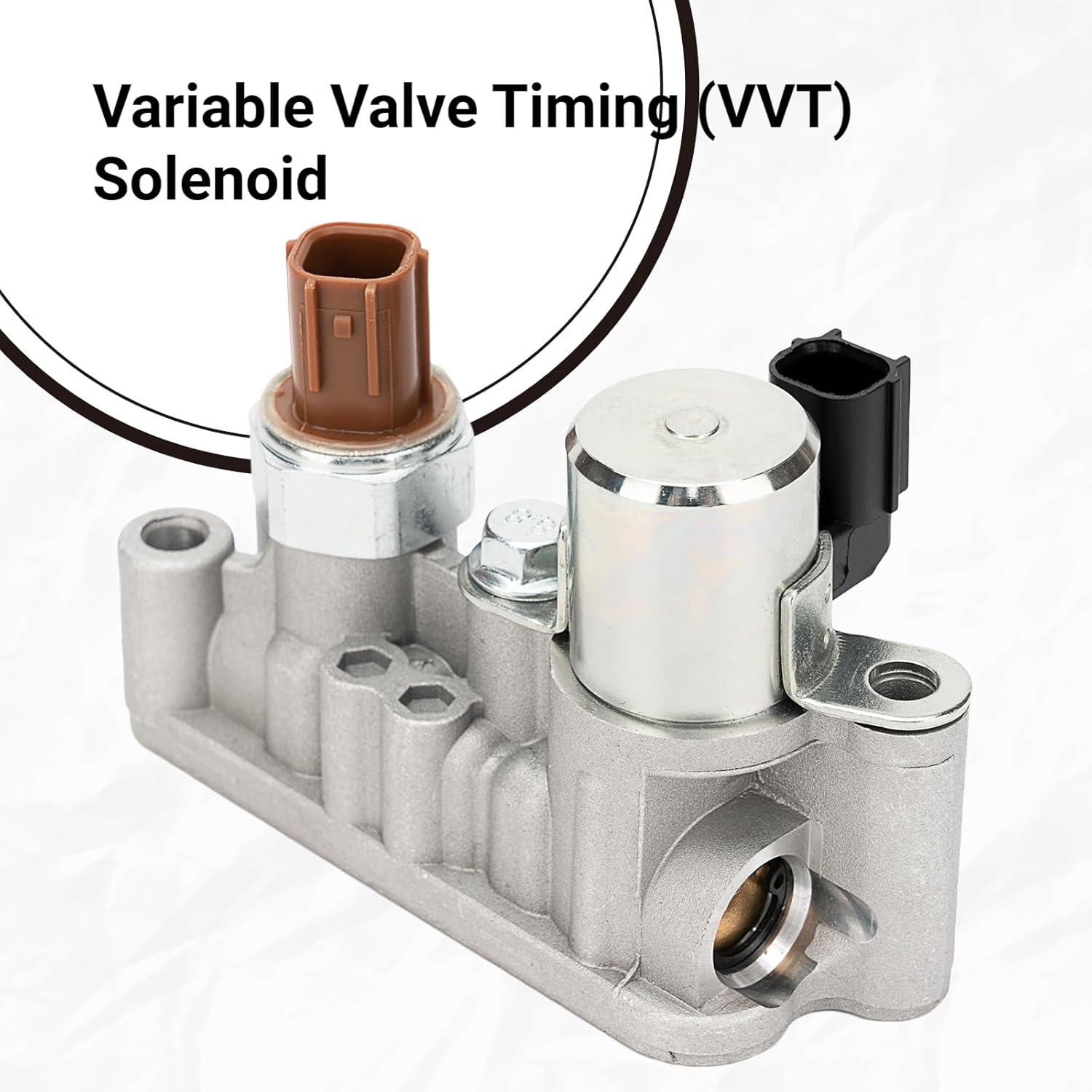 Solenoide VVT de sincronización de válvula variable del motor compatible con Acura RDX 2013-2015, Honda Accord Crosstour Odyssey Pilot 3.5L,