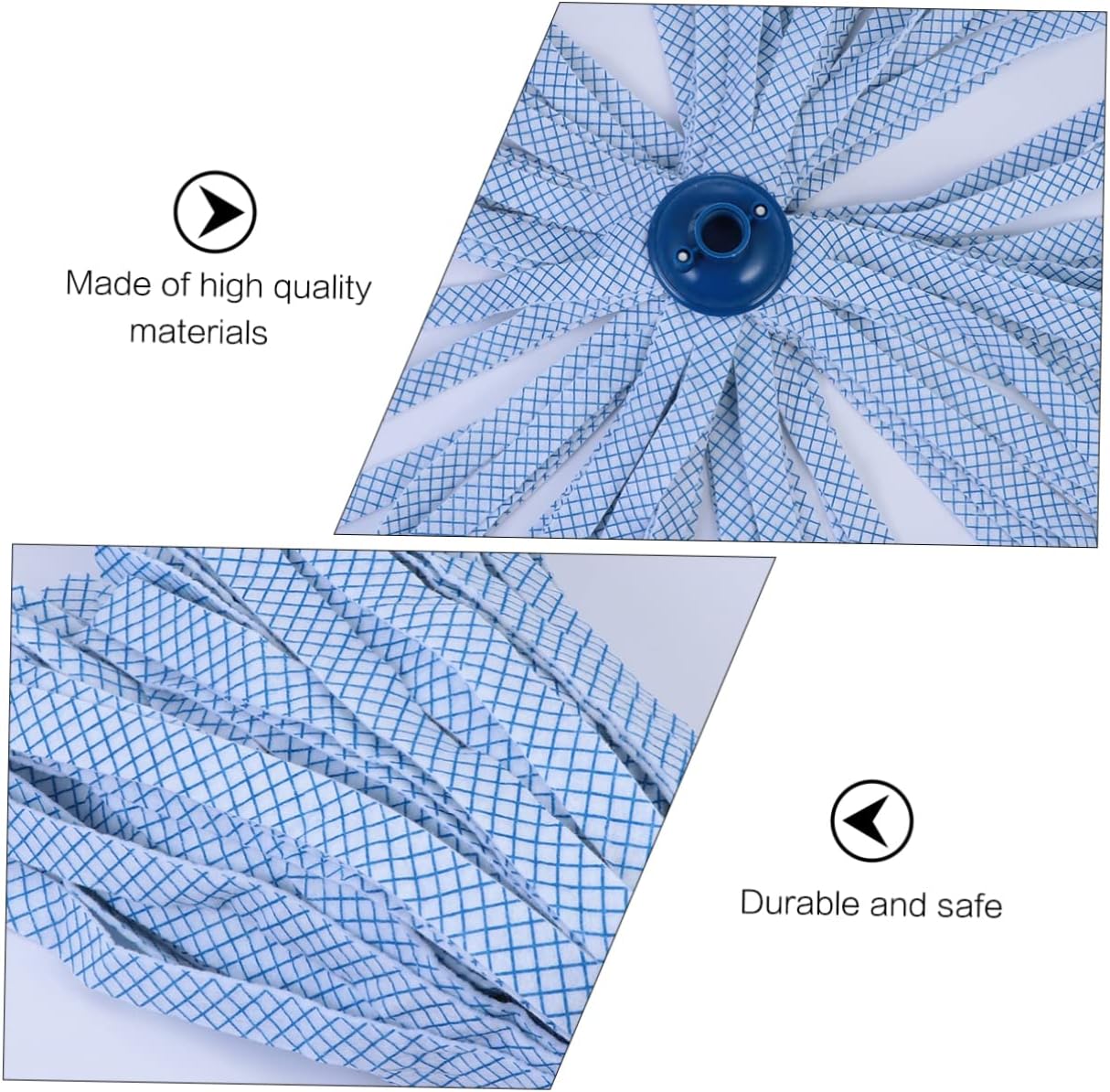 STOBAZA 6 piezas de repuestos para trapeador en seco para reemplazar el agua, cabezal de cocina, absorbe el agua, absorbente de trabajo, herramienta