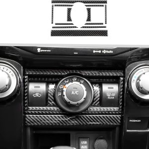 Voodonala Aire acondicionado AC Interruptor de control de clima Adhesivos decorativos de protección para Toyota 4runner Accesorios interiores Voodonala Aire acondicionado AC Interruptor de control de clima Adhesivos decorativos de protección para Toyota 4runner Accesorios interiores