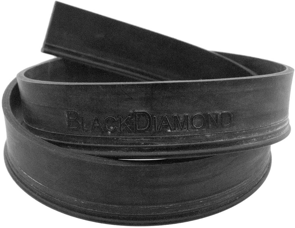 BlackDiamond – Escobilla de goma mediana con parte superior plana, 12 unidades, 22 pulgadas