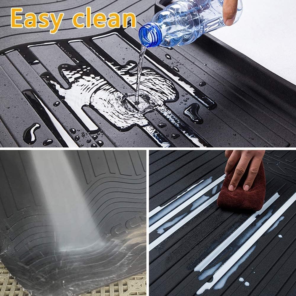 Corolla Cargo Mat  Compatible con Toyota Corolla 2014-2019, para todo tipo de clima, forro de carga trasera, bandeja de maletero, 3D, impermeable,