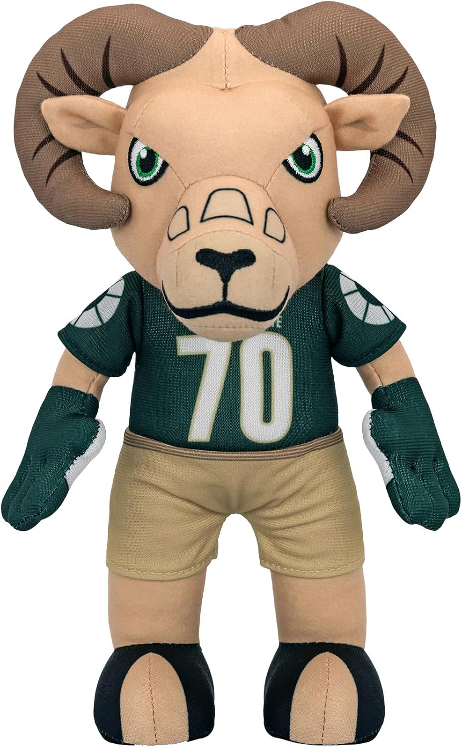 Bleacher Creatures Colorado State Cam The Ram – Figura de peluche de mascota de 10 pulgadas, una mascota para jugar o exhibir