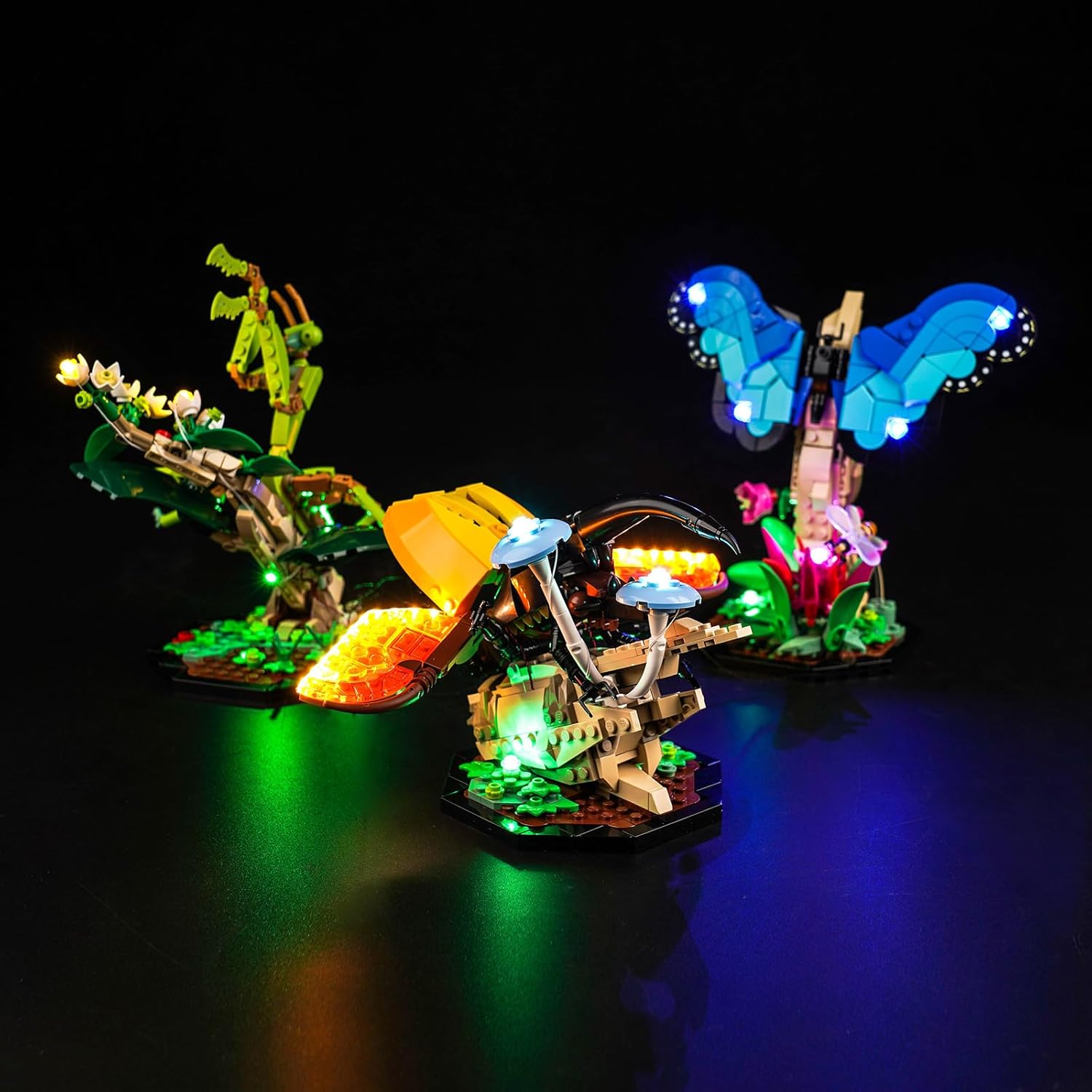 Kit de luces LED para Lego The Insect Collection 21342 Ideas Bugs, accesorios de iluminación compatibles con Lego Nature 21342 Butterfly Set (solo