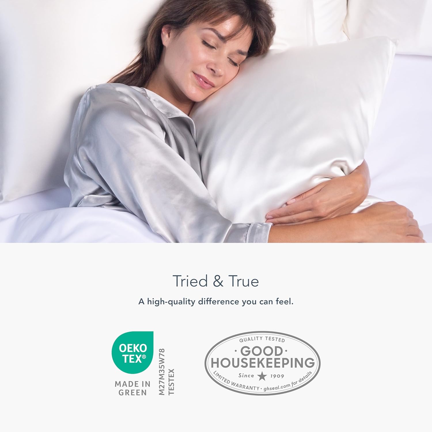 Funda de almohada de lujo Fishers Finery de 0,8 pulgadas. 100% pura seda de morera sello Good housekeeping aprobado., Burgundy