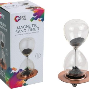 F&T – Escultura magnética de reloj de arena con temporizador de arena F&T – Escultura magnética de reloj de arena con temporizador de arena