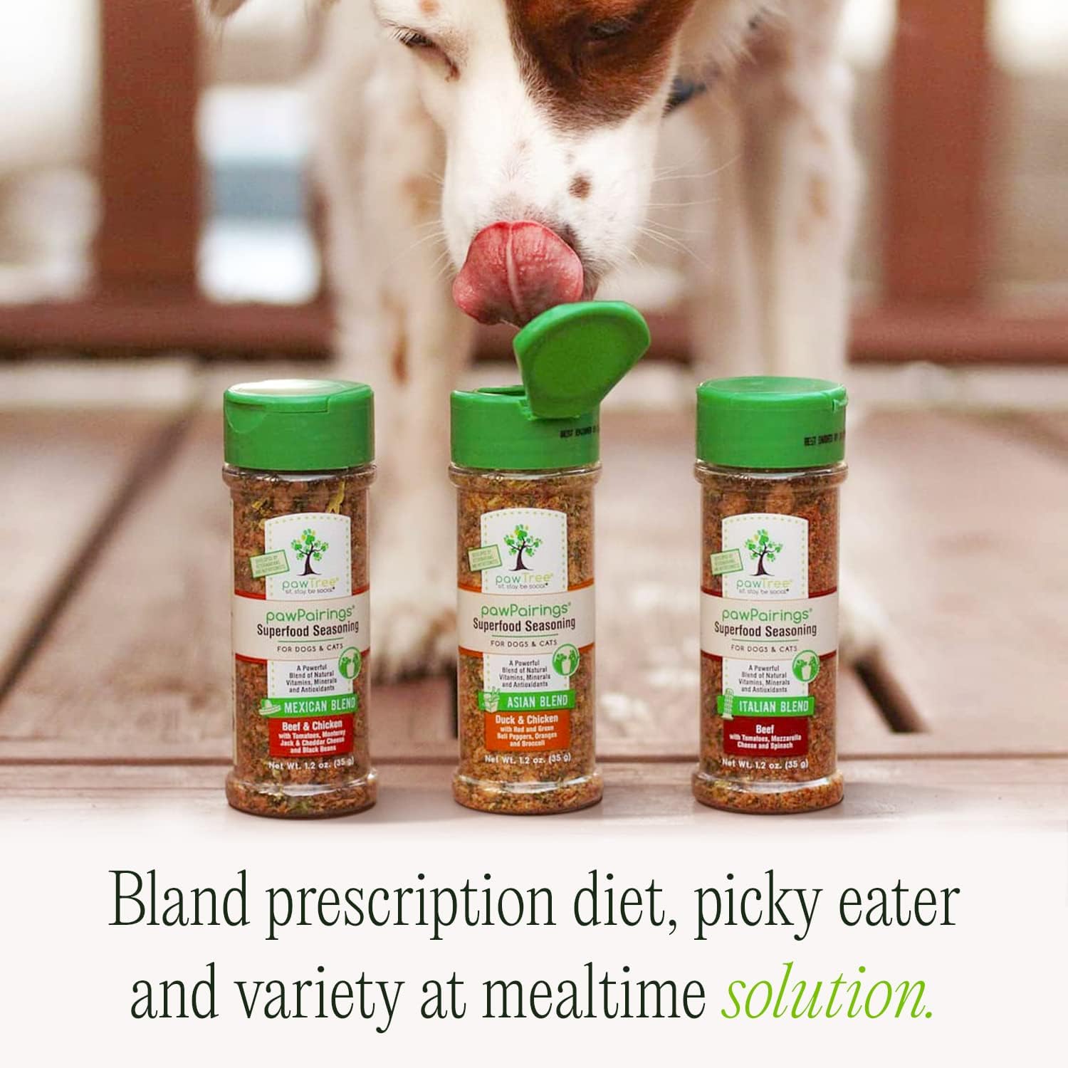 pawTree Toppers de alimentos saludables para perros y gatos – Potenciador del apetito con proteínas liofilizadas. Deliciosos condimentos de