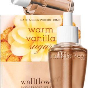 Bath and Body Works – Nuevo aspecto. Paquete de 2 recambios de flores de alheles de azúcar de vainilla cálida Bath and Body Works – Nuevo aspecto. Paquete de 2 recambios de flores de alheles de azúcar de vainilla cálida