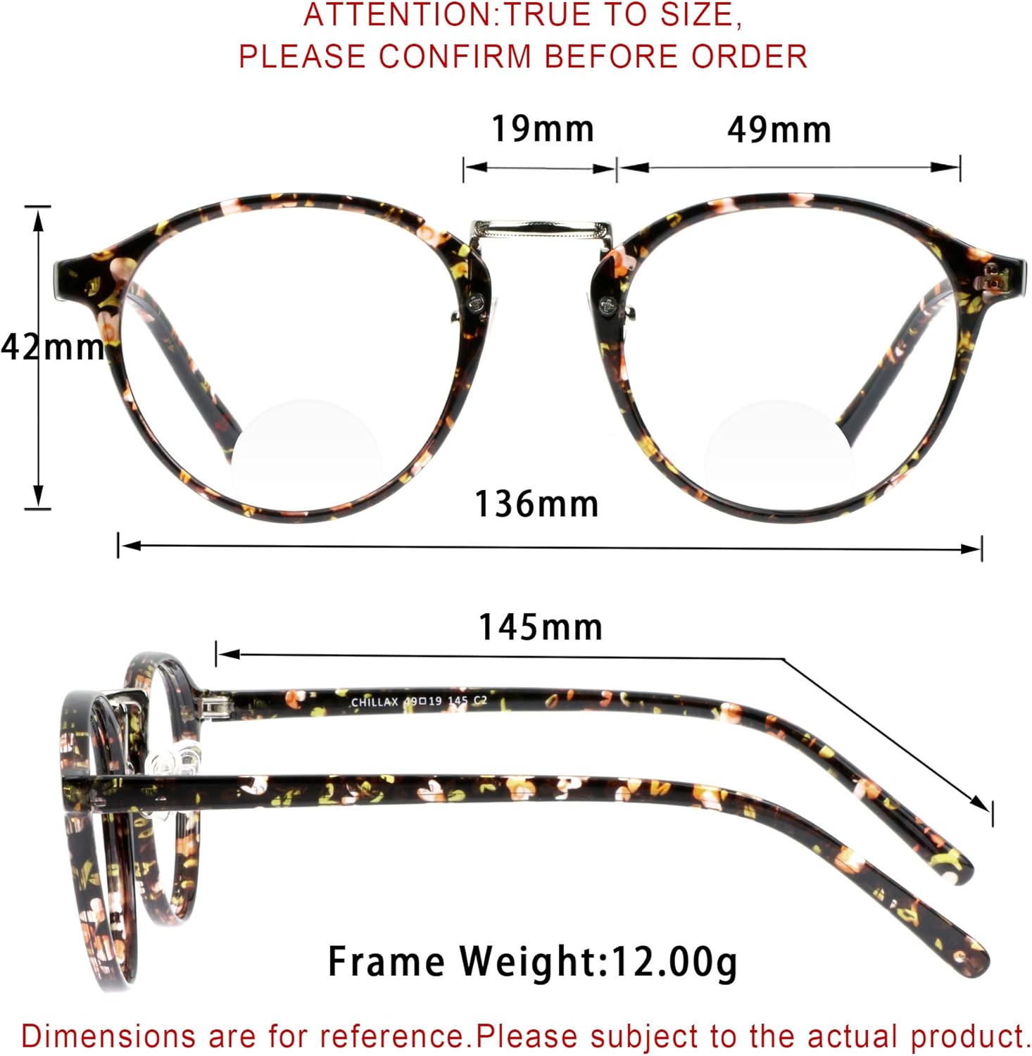 LifeArt – Gafas de lectura bifocales para mujeres y hombres, antideslumbrantes