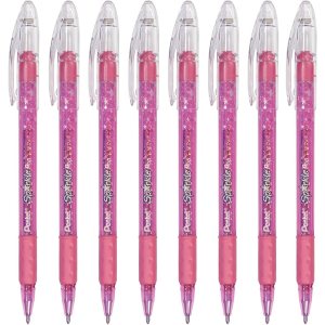 Pentel Sparkle Pop K91-DP – BolĂgrafo de gel metálico, (0.039 pulgadas), lĂnea llamativa, rosa Pentel Sparkle Pop K91-DP – BolĂgrafo de gel metálico, (0.039 pulgadas), lĂnea llamativa, rosa