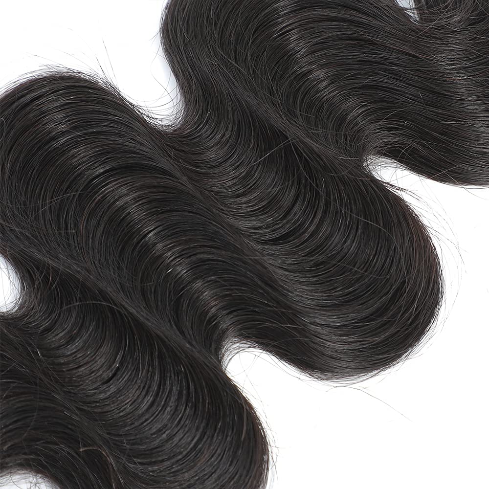 12A Grade Brazilian Body Wave Human Hair Bundles Weave Hair Human Bundles Brazilian Virgin Hair (8 Inch,Only 1 Bundle)