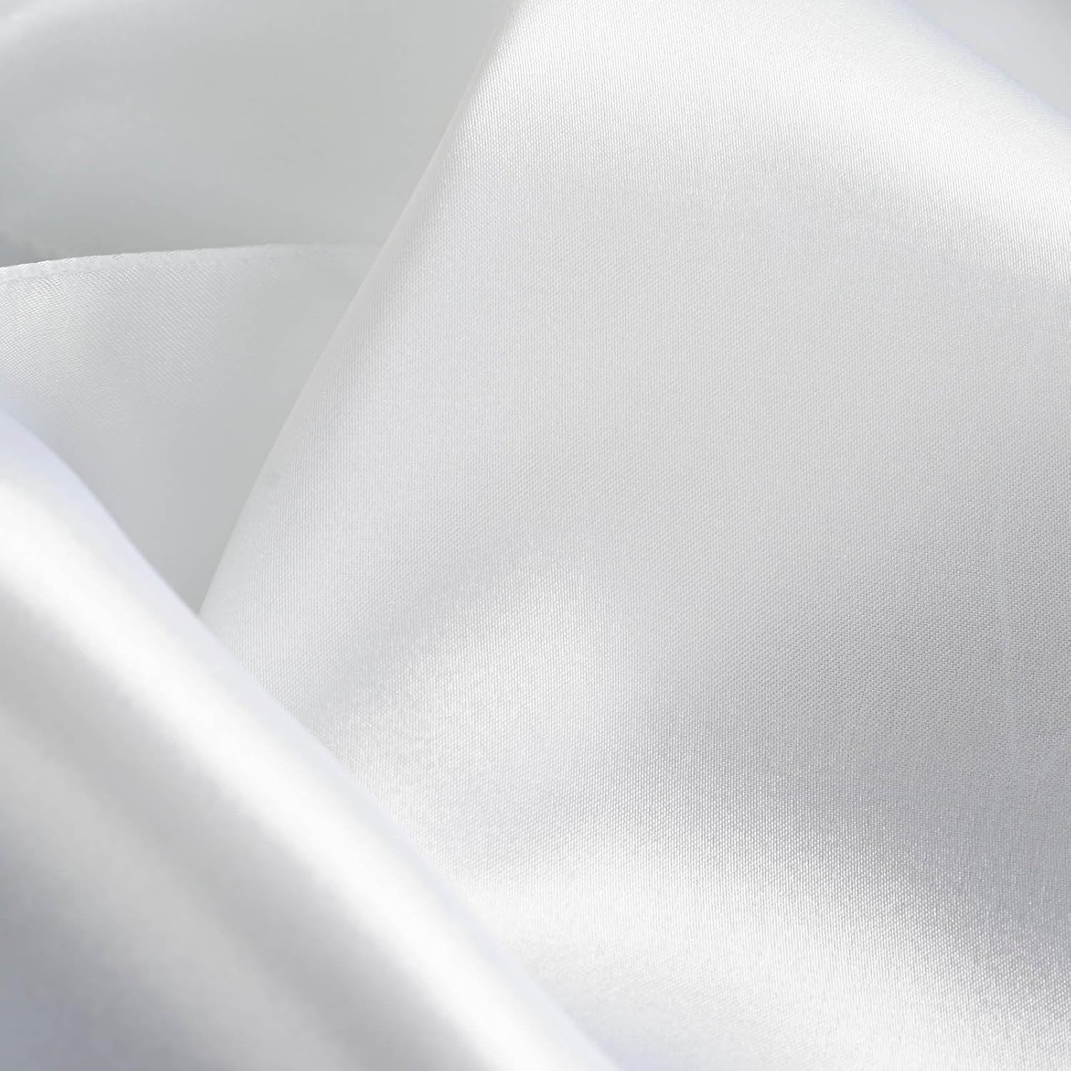 Efavormart – 5 cintas de satén blanco para silla, lazos para decoración de bodas, eventos, silla, moño, fiesta, suministros de decoración de 6 x 106