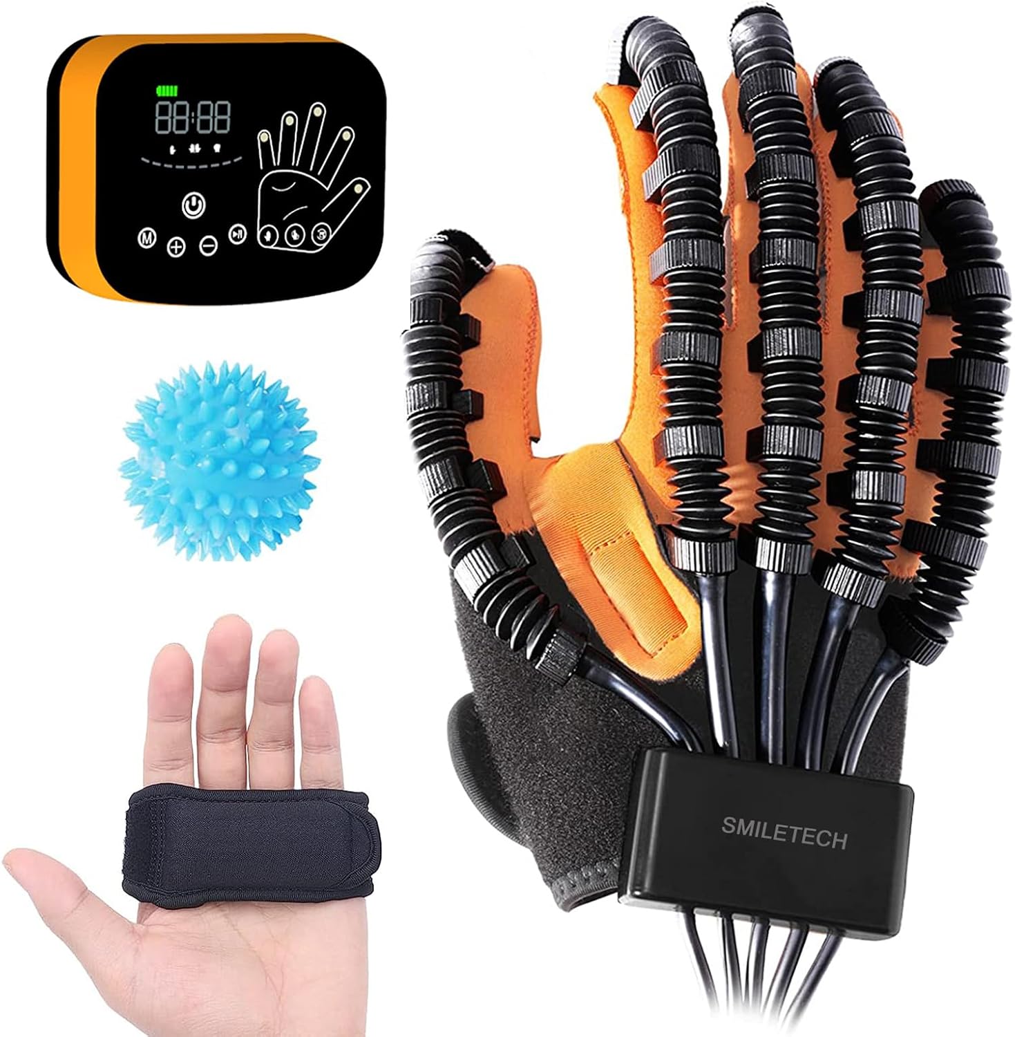 Guantes de robot de rehabilitación de manos, equipo de terapia de manos, Artritis Stroke Hemiplejia Equipo de terapia física de mano