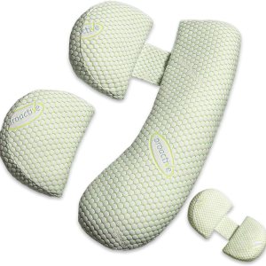 WAYDA Almohadas de embarazo, almohadas embarazadas para dormir, almohadas de maternidad para mujeres embarazadas, almohada corporal suave con funda WAYDA Almohadas de embarazo, almohadas embarazadas para dormir, almohadas de maternidad para mujeres embarazadas, almohada corporal suave con funda